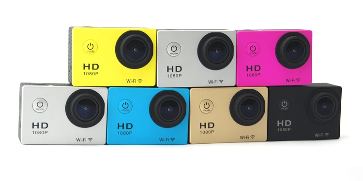 

New Waterproof 12MP Camera HD 1080P 32GB Outdoor Sports Action Camcorder Camera Mini DV Helmet Action Video Camera WIFI Diving
