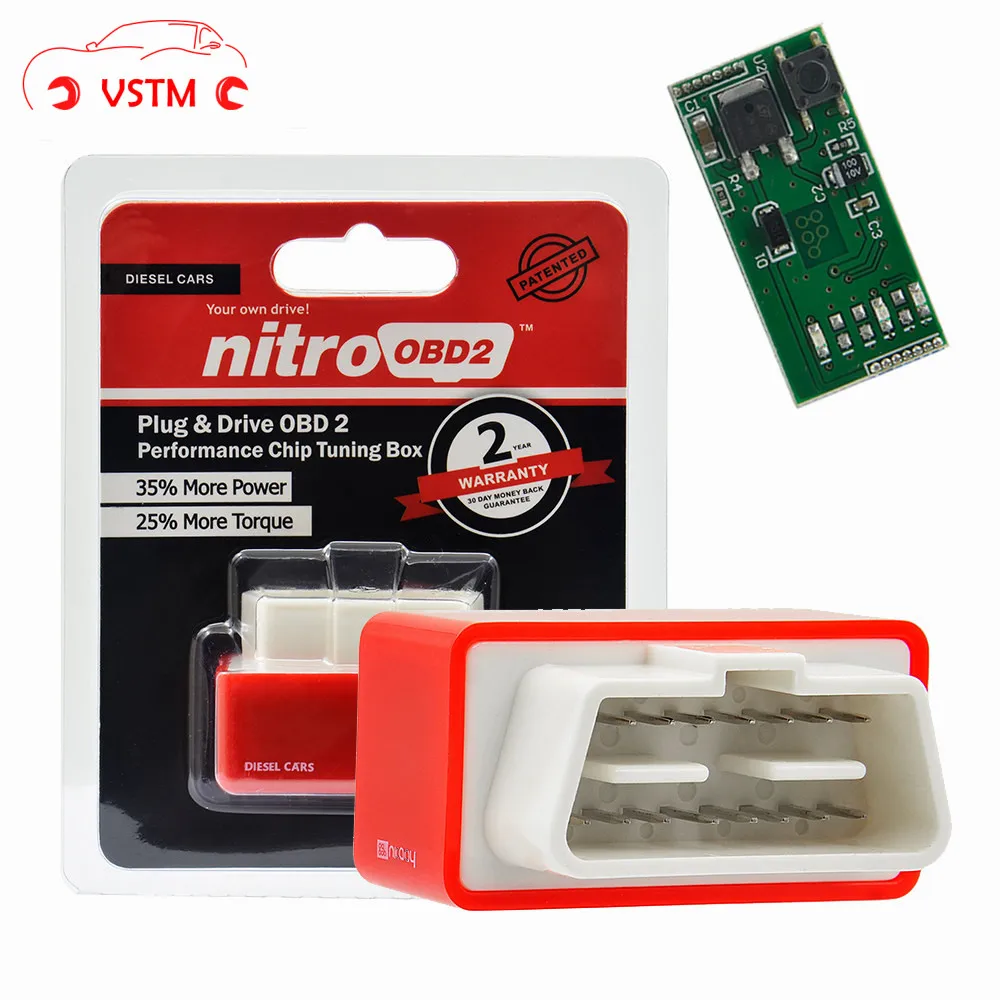 

2021 Nitro OBD2 EcoOBD2 ECU Chip Tuning Box Plug & Driver NitroOBD2 Eco OBD2 For Benzine Diesel Car 15% Fuel Save More Power