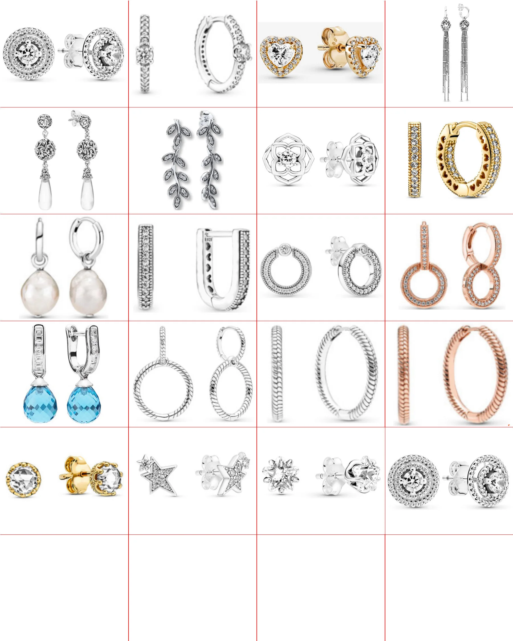 

Серьги из серебра 2021 пробы, с мультяшным принтом