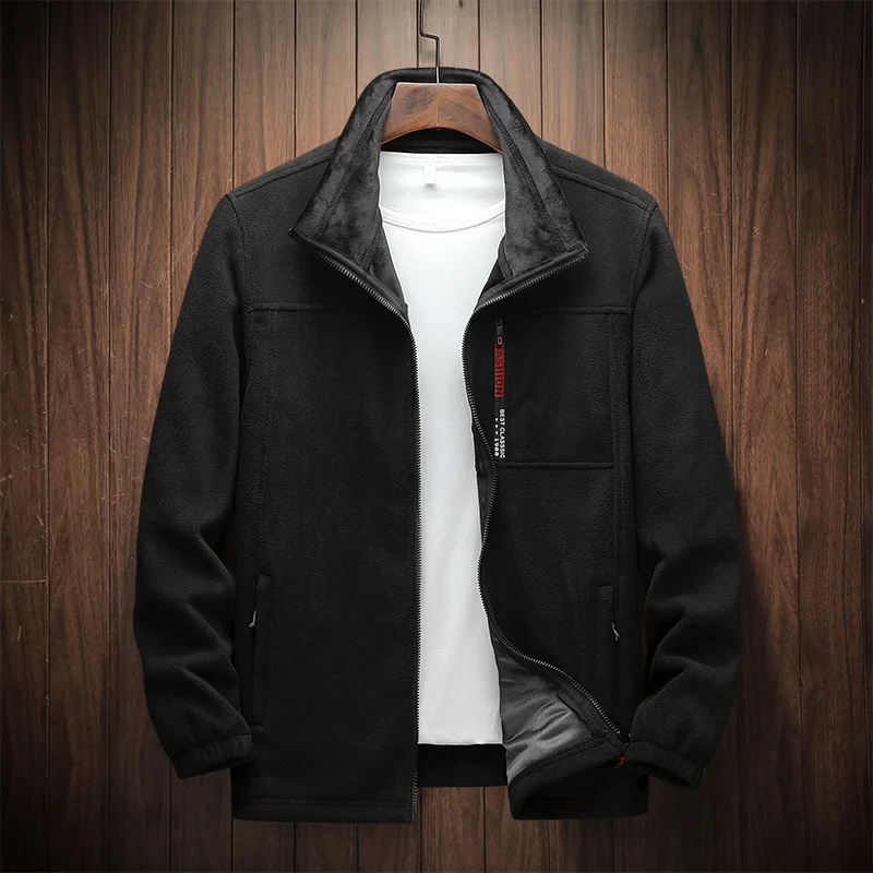 

Winter Plus Size Men Women Softshell Fleece Jackets Male Warm Sweatshirt Thermal Coat Windbreaker Sportswear Stand Casual Jacket