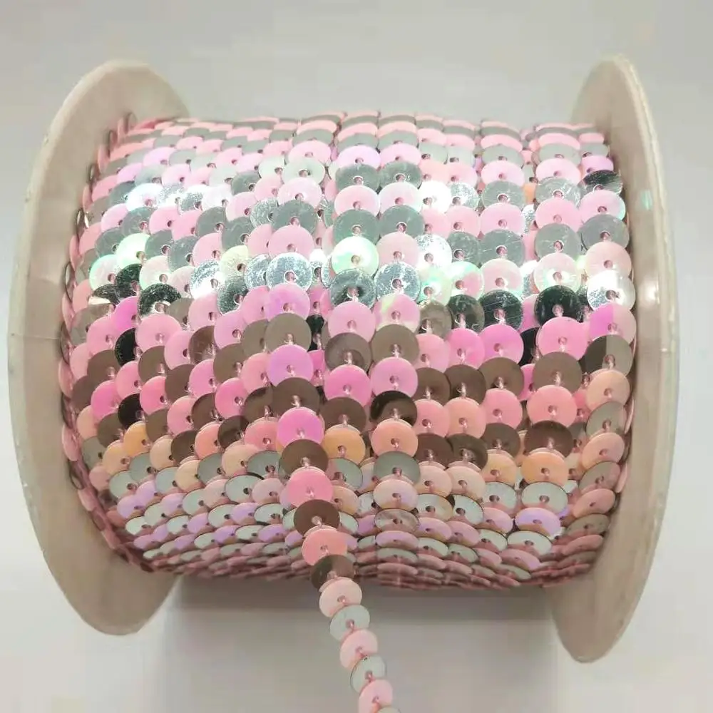 100 ярдов 6 мм блестки отделка Скрапбукинг шитье для рукоделия пайетки струны в