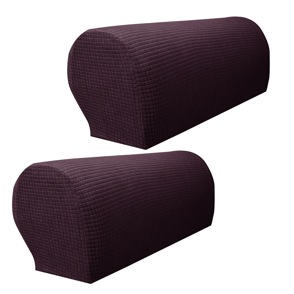 Набор из 2 водонепроницаемых фланелевых чехлов на диван чехлы подлокотники темно