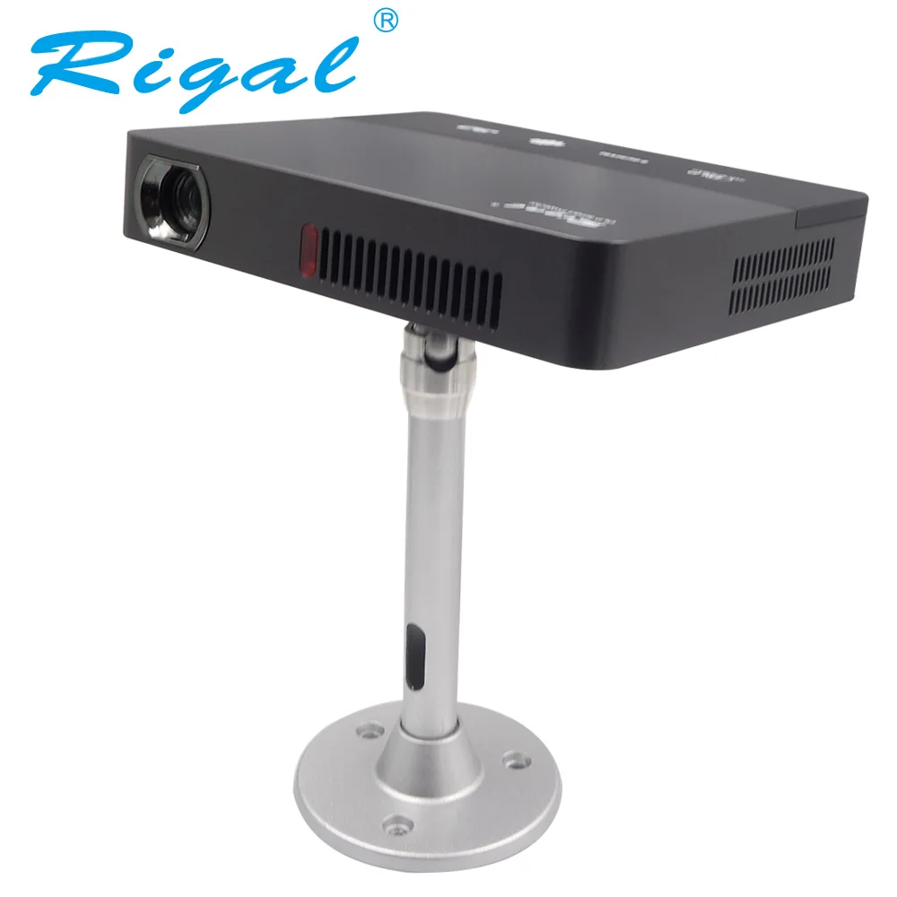 Мини кронштейн для DLP проектора Rigal монопод с винтом 1 кг 6 мм серебристый штатив 21