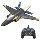 Стробоскопический самолет KF605 с неподвижным крылом и мотором, 2,4 ГГц, дистанционное управление, флип-строп, игрушки для выстрела, подарок, уличный радиоуправляемый самолет