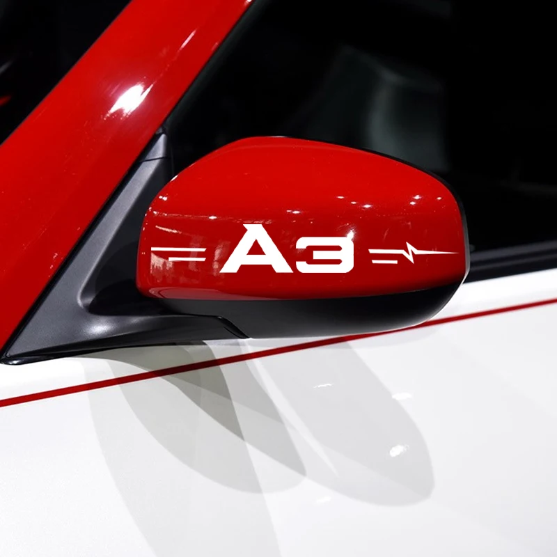 1 пара спортивный виниловый Стайлинг для Audi A3 A4 Q3 Q5 Q7 S8 TT внешние аксессуары