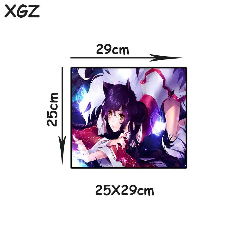 

XGZ custom large game mouse pad black lock edge sexy pure sister animation mouse pad HD Office Computer Anti Slip game desk mat
