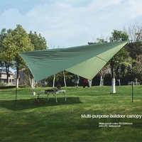 outdoor canopy cloth 290cm290cm waterproof large lightweight camping tent tarp shelter hammock rain fly cover sun shade