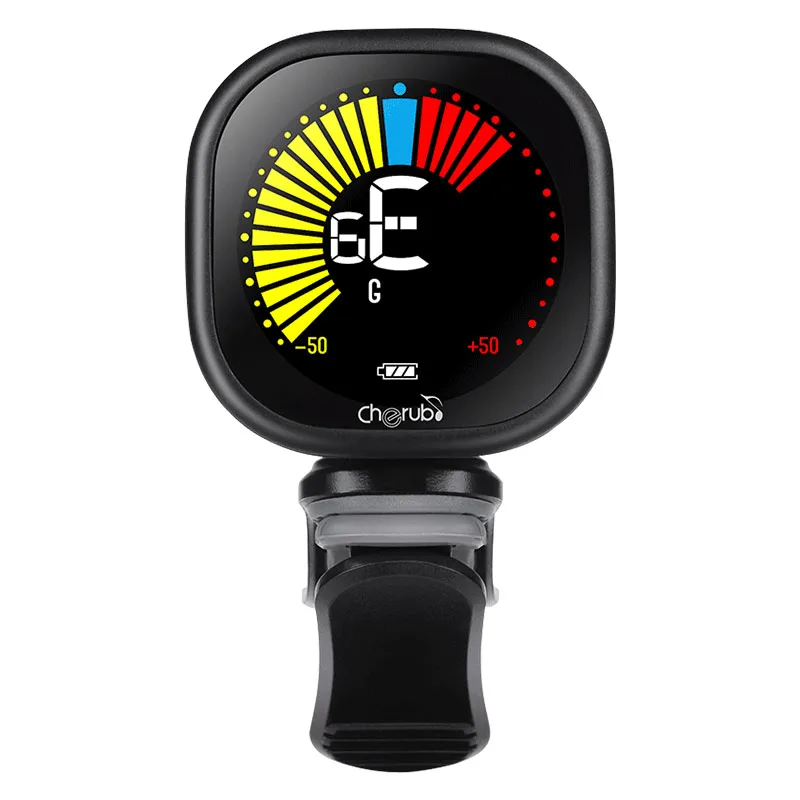 Cherub WST-670 электрогитара педаль тюнера клип на мини жк-дисплей USB тюнеры