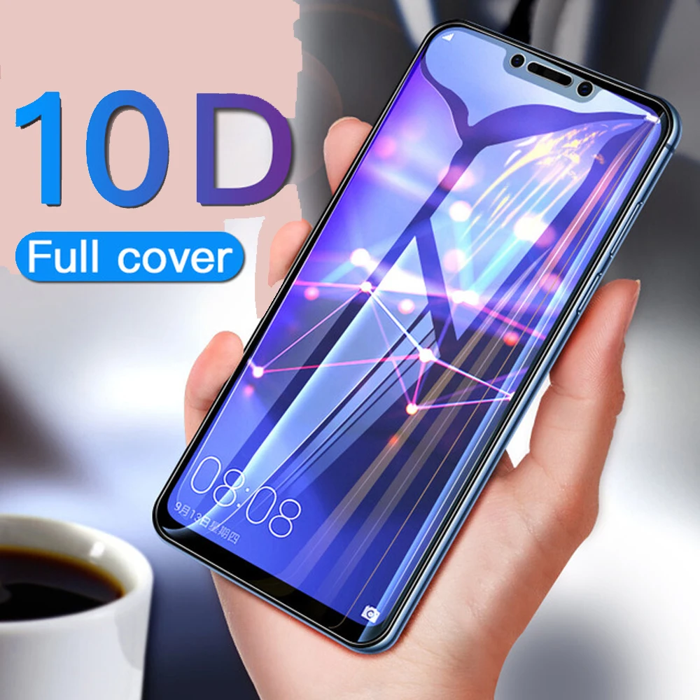 10D стекло для Huawei P20 Lite Pro защита экрана телефона Mate 20X 20 Закаленное Защитная