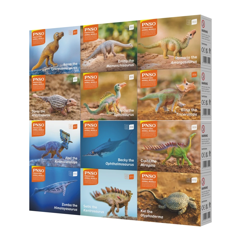 PNSO-dinosaurio peque&ntilde;o, conjunto de 12-0