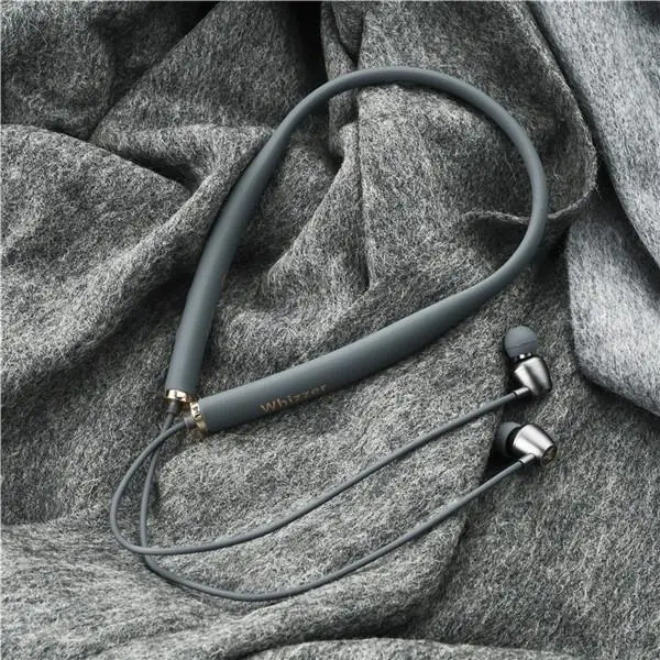 Whizzer AM1E Беспроводные Bluetooth HiFi наушники водонепроницаемая Поддержка Qualcomm aptX и AAC HD Совместимость IOS Android с микрофоном - Цвет: Серый