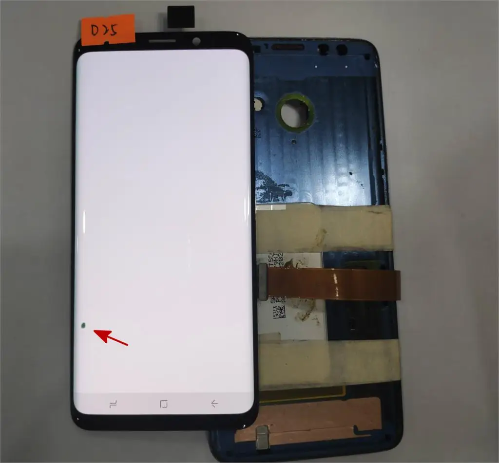 Номер D25 для samsung Galaxy S9 G960f G960 дефект ЖК-дисплей с сенсорным экраном дигитайзер супер AMOLED экран