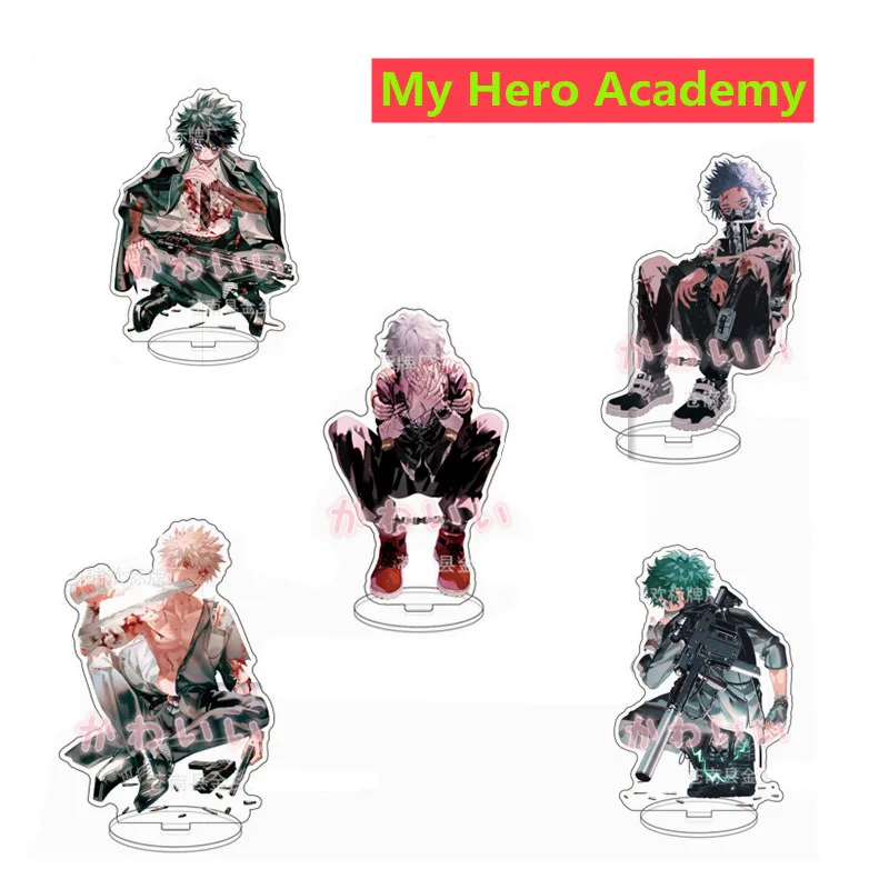 

Acrylic Brand Anime Peripheral My Hero Academy The Green Valley is long，Todoroki Shouto ，Bakugou Katsuki Car Furnishing Articles