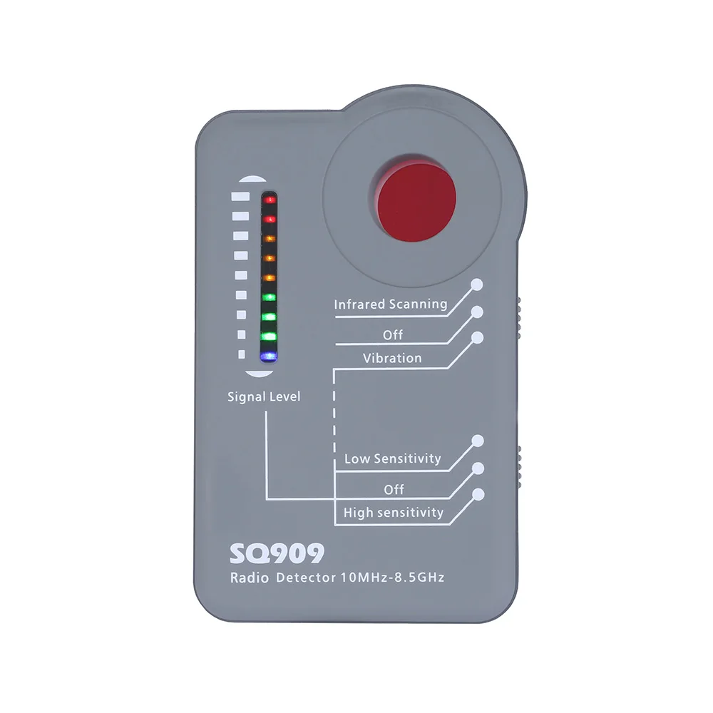 

Original BEMDEKE Spy Hidden Camera Detector Audio Bug Detector Vibration Warning Anti-Candid Anti-Eavesdropping