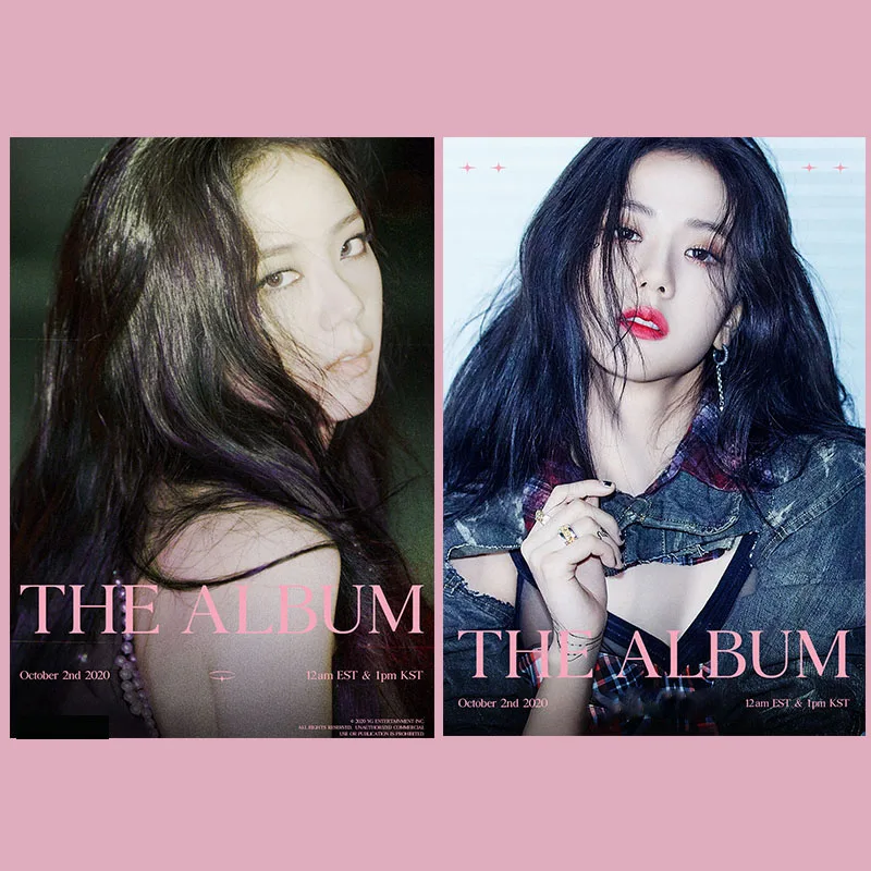 

BP #1 Album THE ALBUM Pasteable Posters Wall Decor LISA JENNIE ROSE JISOO