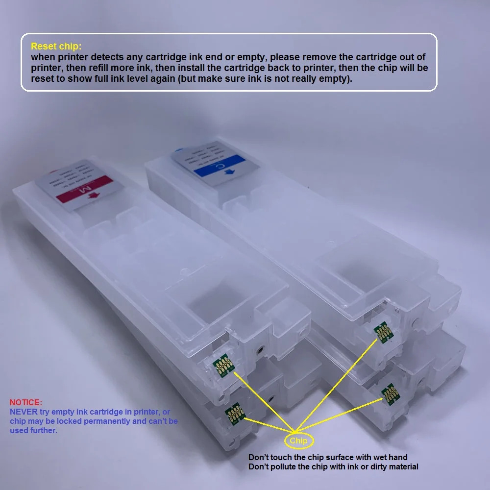 YOTAT T944 T945 XL многоразовый картридж с чернилами T9451 T9452 T9453 T9454 для Epson