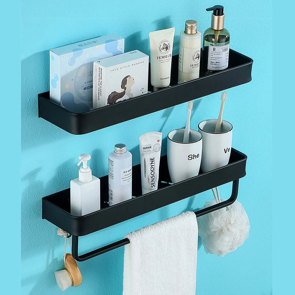 

Стеллажи для ванной комнаты, самоклеящиеся полки с крючком, без сверления