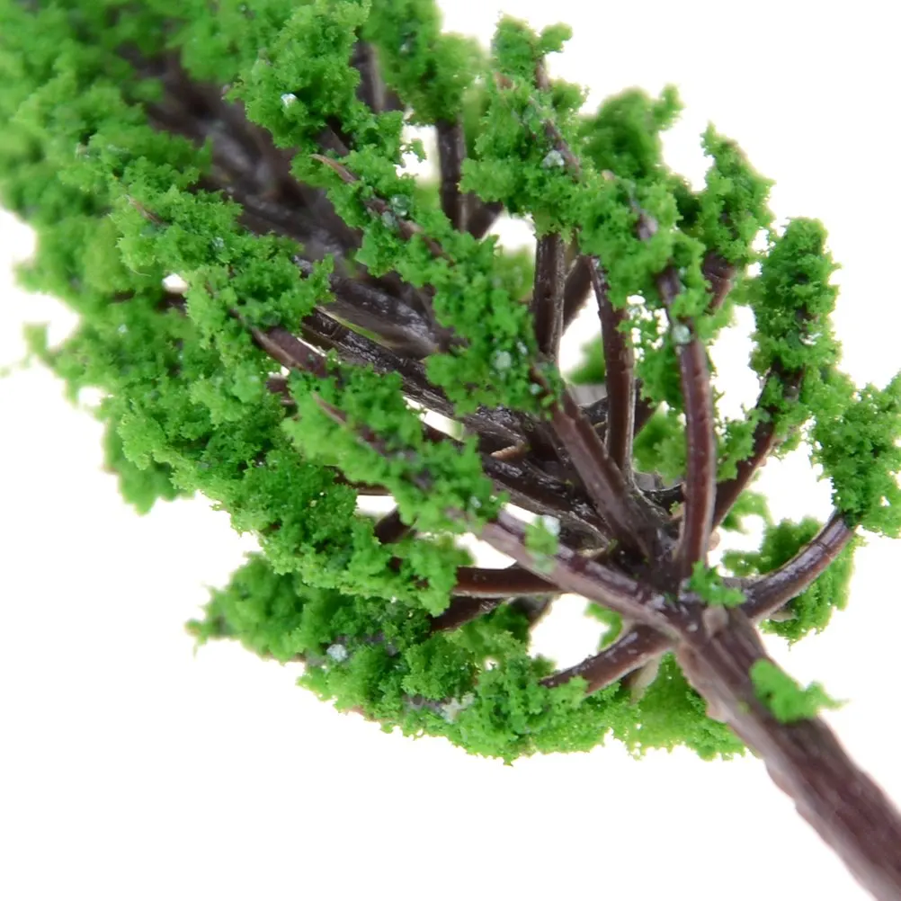 

20pcs/Set Plastic Model Trees For Railroad House Park Street Layout Green landscape Scene Scenery Home Decoration Whoesale 65mm