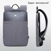 Slim ultra-light notebook 15-inch computer bag water-repellent backpack mens ultra-light business bag office work backpack