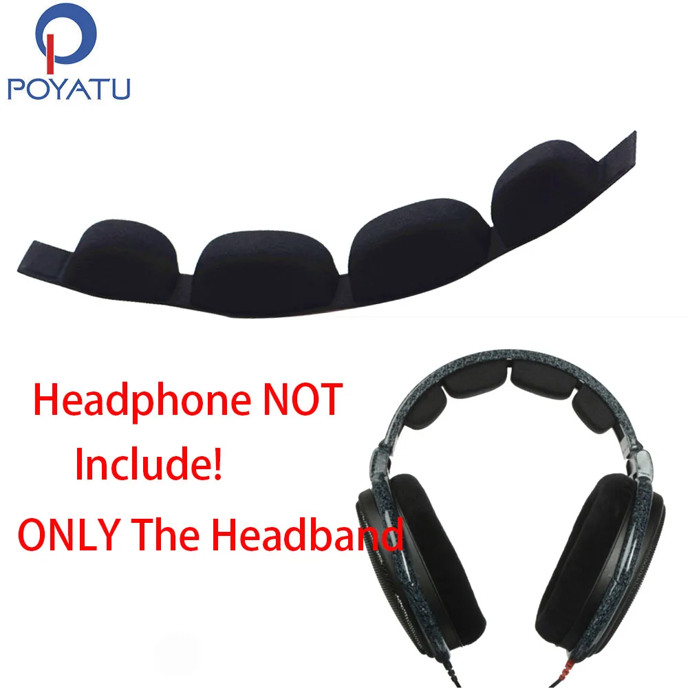 Фото POYATU HD650 Headband Head Band For Sennheiser HD600 HD581 HD545 Headphone Headband Headphone Replacement Headband Cushion №1