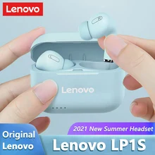 2021 New Lenovo LP1S TWS Bluetooth Earphone Sports Wireless Headset with Mic Stereo Earbuds HiFi Music Headphone for Android IOS