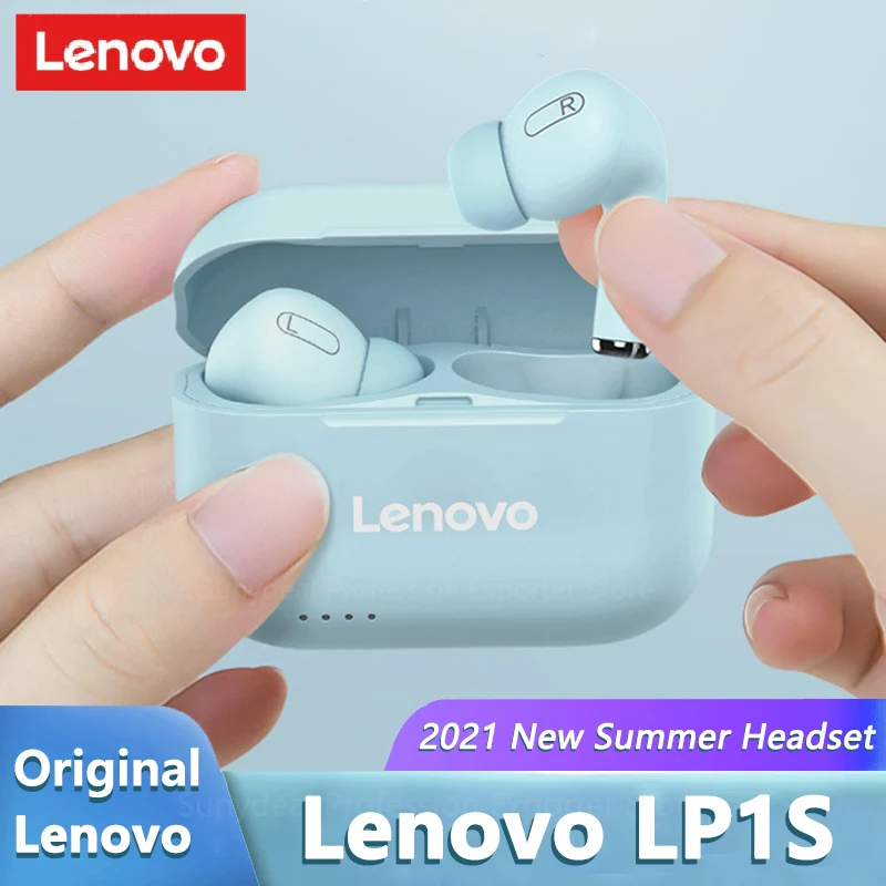 2021 Новый Lenovo LP1S наушники вкладыши TWS Bluetooth гарнитура Спортивная беспроводная с