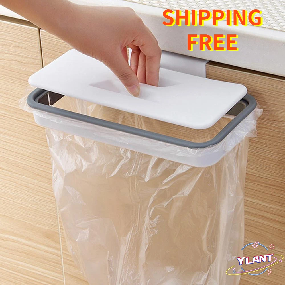 

Портативный пластиковый подвесной мешок для мусора SWT, кухонная Подставка для хранения, крючок для пакетов, сухая полка, держатель, кухонный...