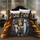 Комплект постельного белья из 23 предметов, готический Комплект постельного белья с 3D рисунком, с рисунком алмазов, королева, постельное белье