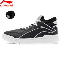 clearanceli ning men superwave mid classic lifestyle shoes winter warm fleece lining cushion sport shoes sneakers agcr233