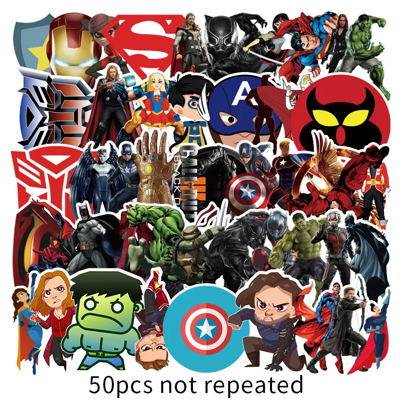 10/50 наклеек для багажа ноутбука скейтборда велосипеда | Игрушки и хобби