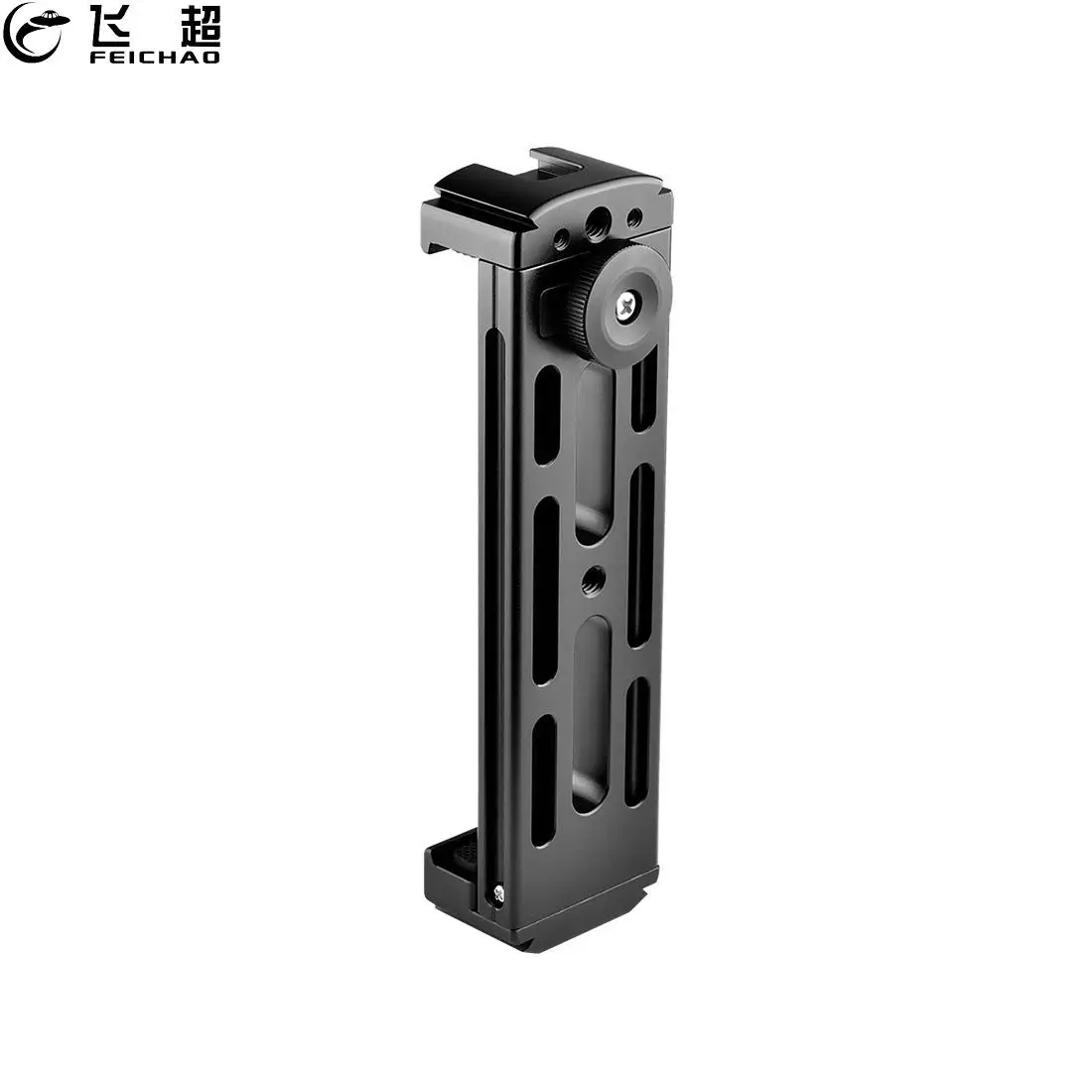 

Aluminum Tripod Mount with Cold Shoe 1/4 Thread Adapter Tablet Clip Clamp Stand Holder for 130-250mm Tablet Light Mic Stand