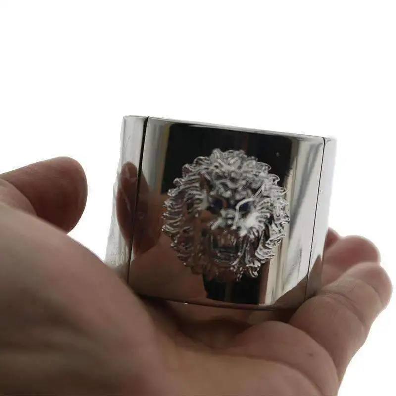 Золотой Лев магнитный шар носилки металлическая Мошонка подвеска тестит вес