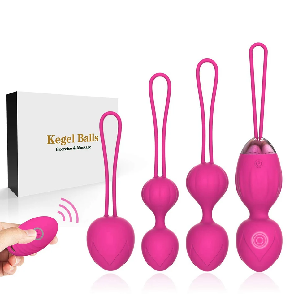 Вагинальные шарики вибрирующие яйца тренажер для мышц Кегеля шар укрепления