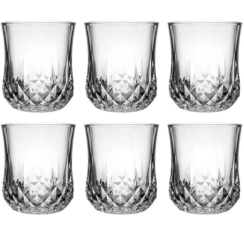 Набор стаканов для виски Hellodream из 6 старых хрустальных ликеров или шотландских