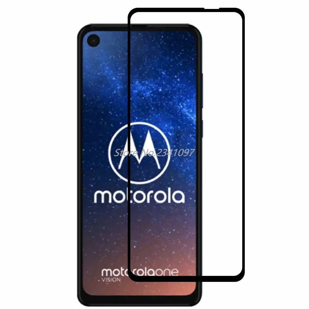Закаленное стекло 5D с полным покрытием для Motorola MOTO One Pro Vision Action Zoom Power Z4 Force Play P30 P40