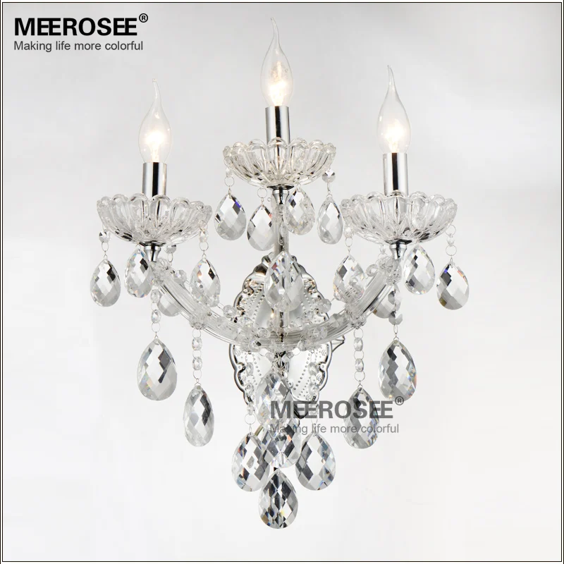 

Modern Wall Sconces Light Fixture Small Maria Theresa Crystal Wall Lamp for Bedroom Living room Crystal Bracket MD8475