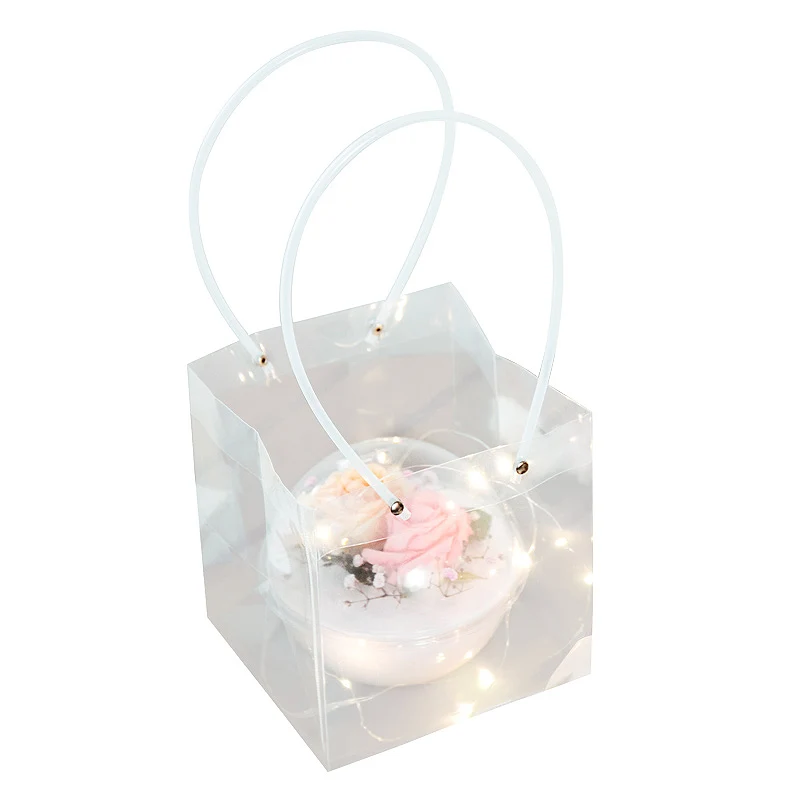 

10pcs High quality transparent cake box PET plastic ice cream cups baking decoration diy favors snack pastry mousse cup with lid