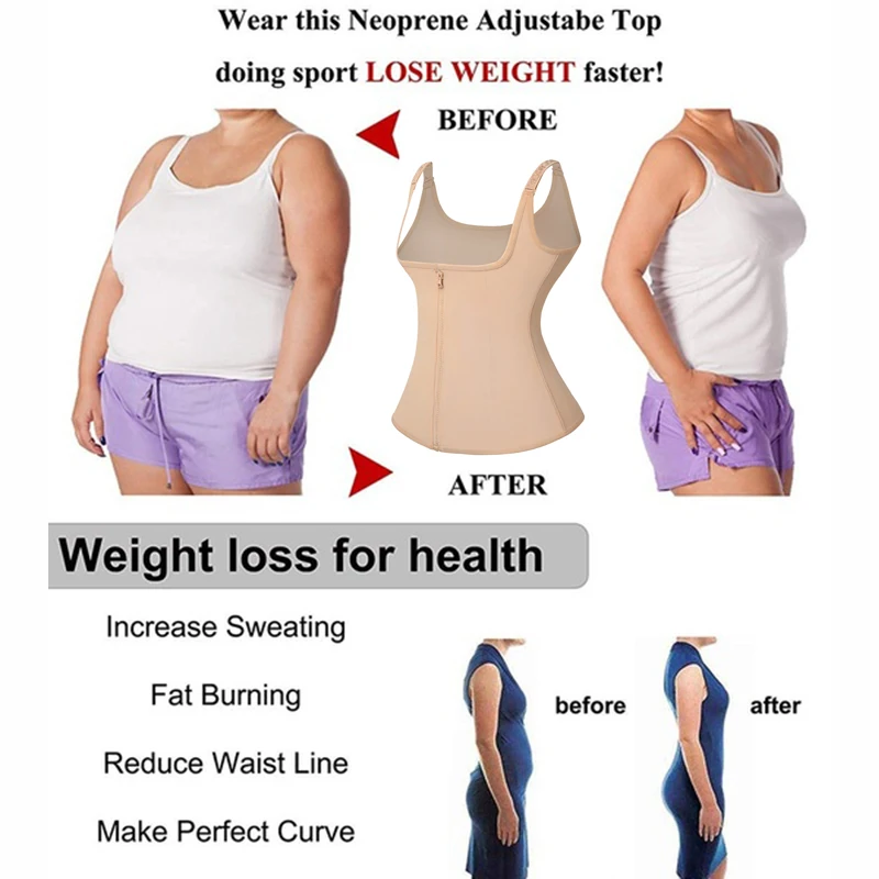 Женский корсет для похудения жилет коррекции фигуры пояс триммер тренировок