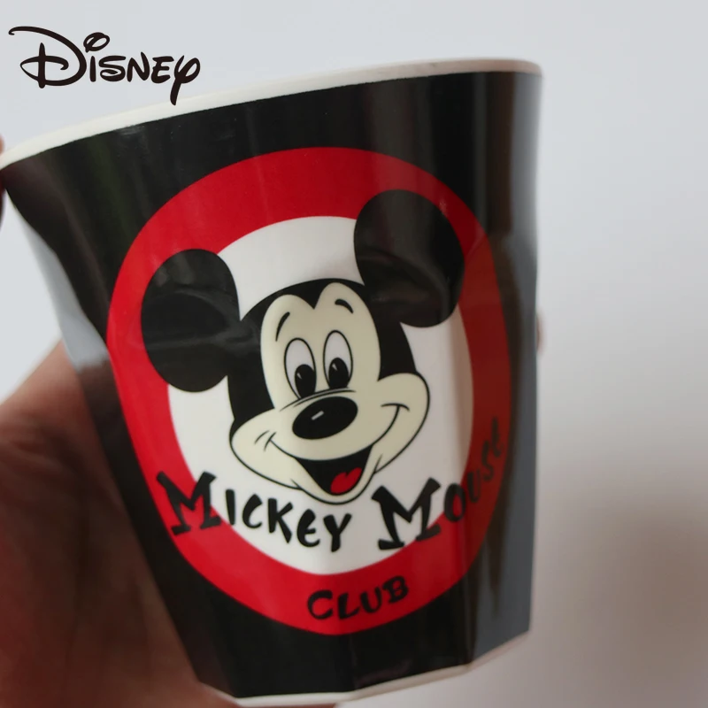 

Disney Mugs Cartoon Retro Black Mickey Mouse Mugs Home Heat-resistant milk Breakfast mugs Large capacity coffee mugs