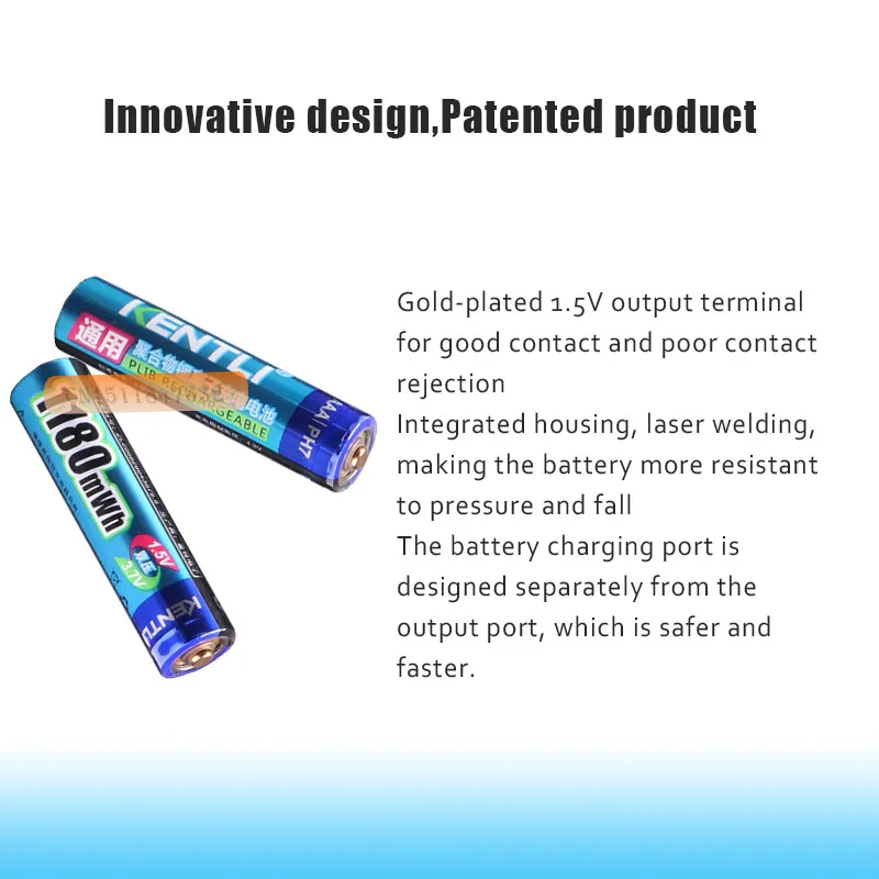 Перезаряжаемые литий-ионные аккумуляторы 6 шт./лот мощные 1 5 В AAA 1180mWh | Электроника