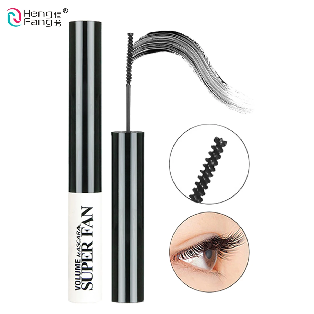 Тушь для ресниц Hengfang завивки и удлинения быстросохнущая тонкая