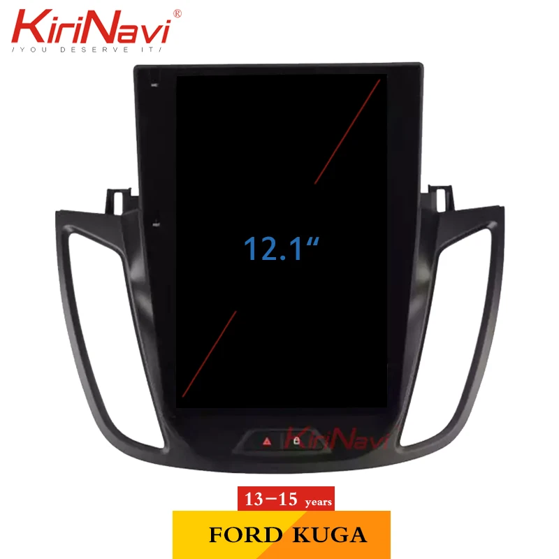 Автомагнитола KiriNavi с вертикальным экраном в стиле Тесла Android GPS навигация для Ford