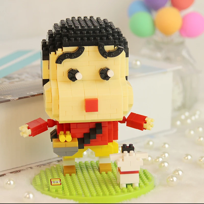 LOZ 9203 аниме мультфильм школьный собака животное 3D модель 530 шт. DIY Мини Алмазные