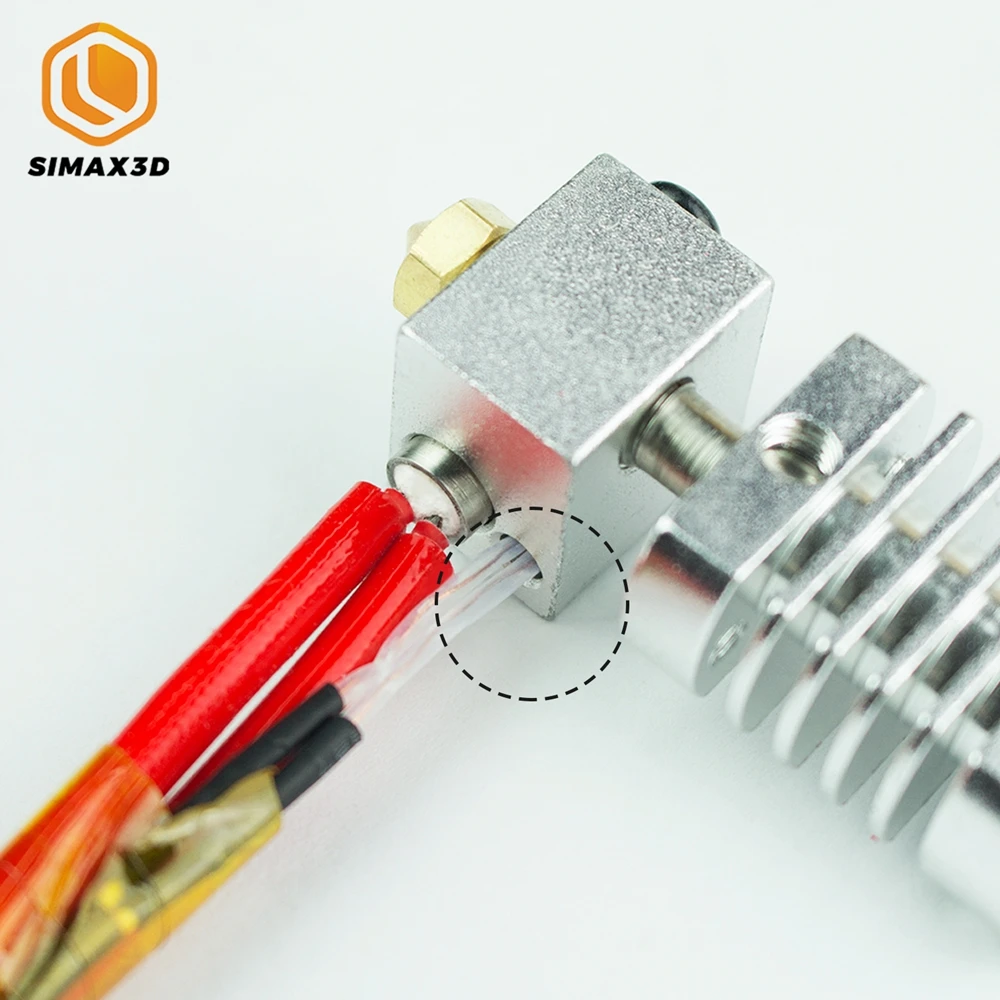 Запчасти для 3D принтера термистор 100K ohm NTC 3950 белый датчик температуры экструдера