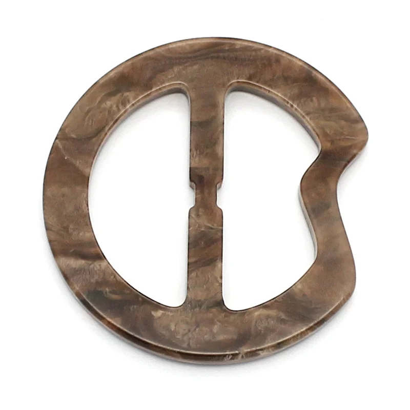 1 шт. круглая пряжка из смолы черного бежевого кофейного цвета для чемодана