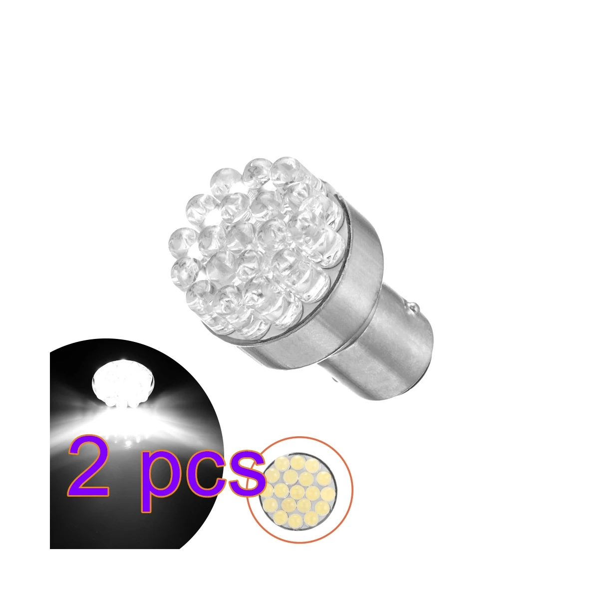 

Car light bulb 1156 BA15S P21W S25 7506 R5W car LED 19 LED 2835 SMD rear turn signal lamp reverse light DC 12V Car Accessories