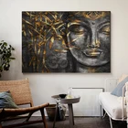 Абстрактная буддистская Картина на холсте буддистское настроение постеры и принты настенные картины для гостиной дома украшение с изображением Будды