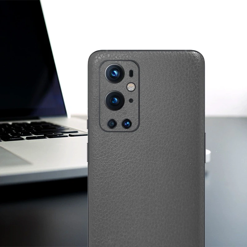 luxury diy leather skin sticker wrap skin phone back paste film for oneplus 9 pro 9r 8t 18 pro oneplus 7t pro 17t 16t film free global shipping