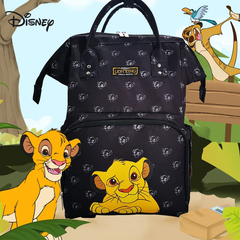 Disney Lion King Baby Diaper Bags Feeding Bottle Insulated Bag Baby Stroller Diaper Organizer Outing Mom Maternity Bag Baby Bags
