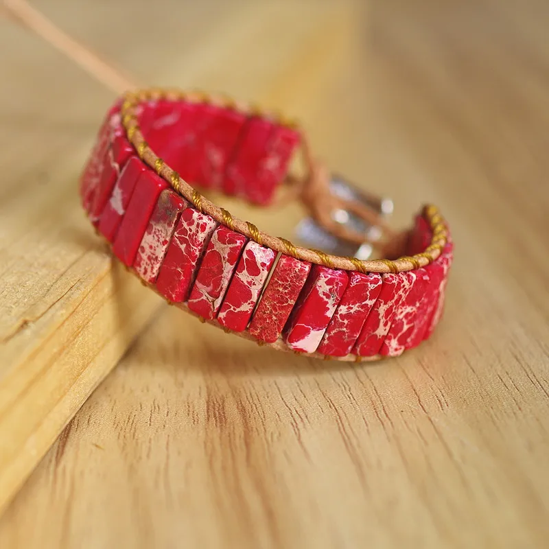 Ювелирные изделия ручной работы императорские камни трубчатые бусины чакра